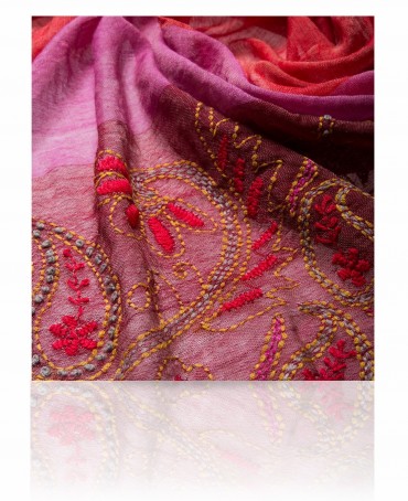 Палантин Женский ZW.EMB/ORANGE